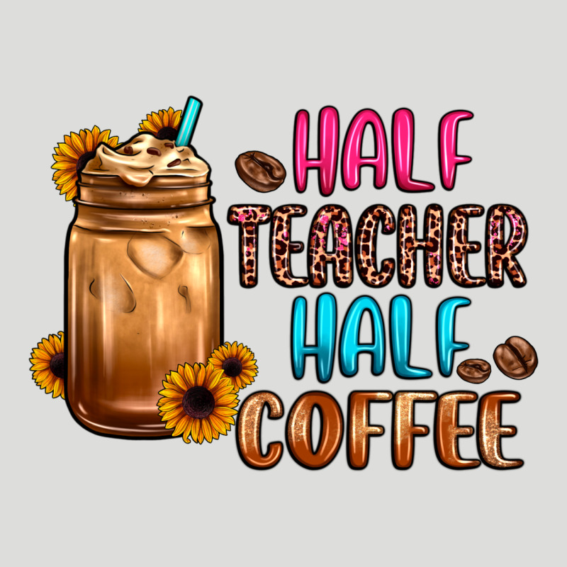 Half Teacher Half Coffee Zipper Hoodie by JahusDesignShop | Teevron