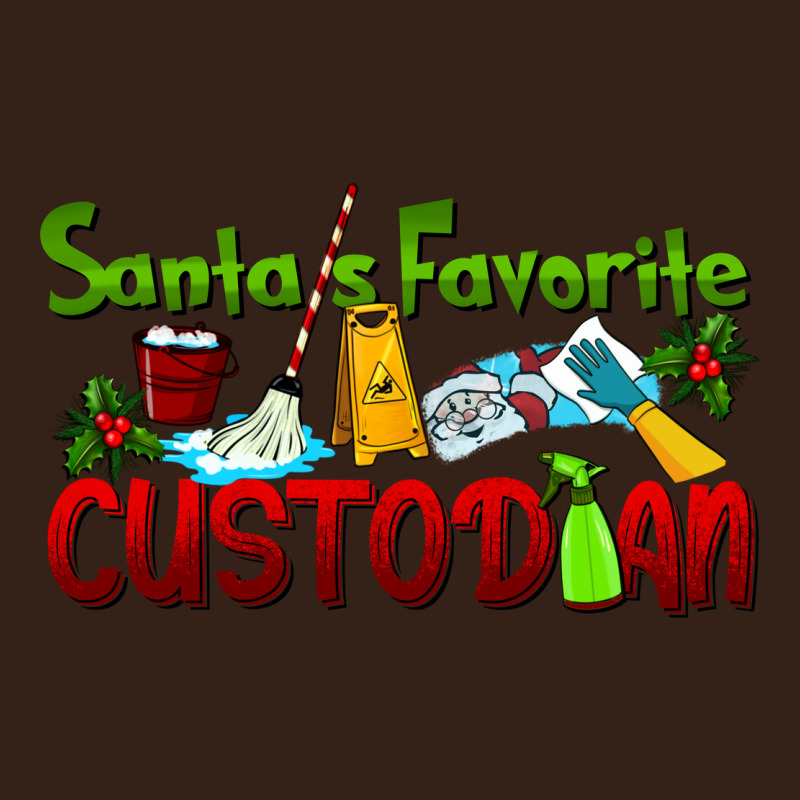 Santa's Favorite Custodian Heavy Core Tee by LillyAllenDesigns | Teevron