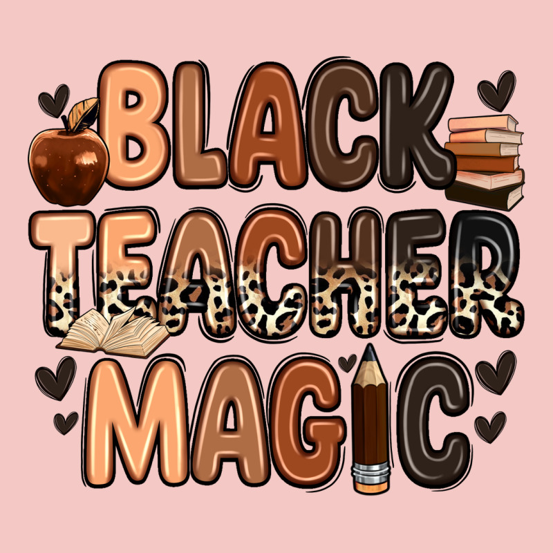Black Teacher Magic Urban Heavy Tee by Zillion Design Studio | Teevron