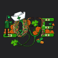 St Patricks Day Love Nurse Vintage Tee | Teevron
