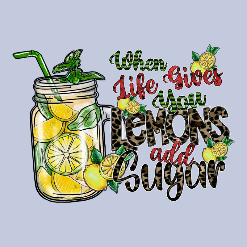 When Life Gives You Lemons Add Sugar Long Sleeve Tee by SublimationCraftShop | Teevron