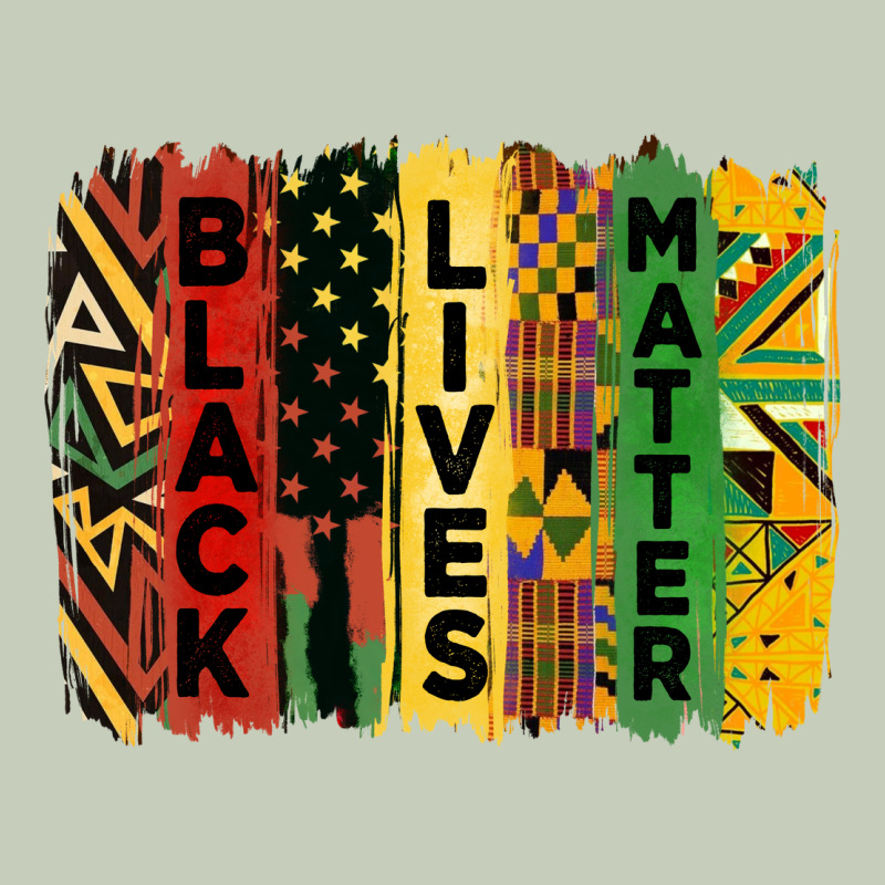 Junetheenth Black Livesmatter Brush Stroke Long Sleeve Tee by HRA Design Shop | Teevron