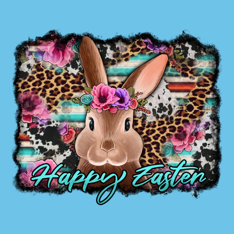 Happy Easter Bunny Western Background Premium Sweatshirt by Jasminsmagicworld | Teevron