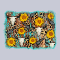 Cow Skull Sunflower Background Heavyweight Hoodie | Teevron