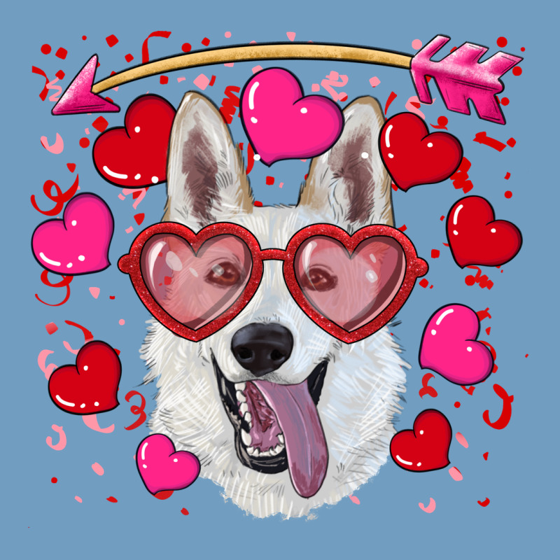 Valentine's Day  White Shepherd Urban Heavy Tee by RanaPortraitStore | Teevron