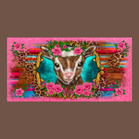 Western Baby Boer Goat Pink Flowers Serape Leopard Pink Glitter Patter Premium Sweatshirt | Teevron