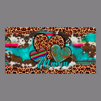 Hearts Mama License Plate Heavyweight Hoodie | Teevron