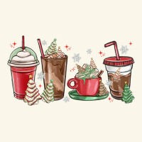 Christmas Tree Cake And Coffee Cups Premium Hoodie | Teevron