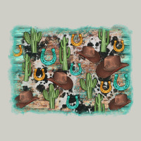Cactus Cowboy Hat Background Heavyweight Hoodie | Teevron