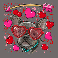 Valentine's Day French Bulldog Puppy Urban Heavy Tee | Teevron