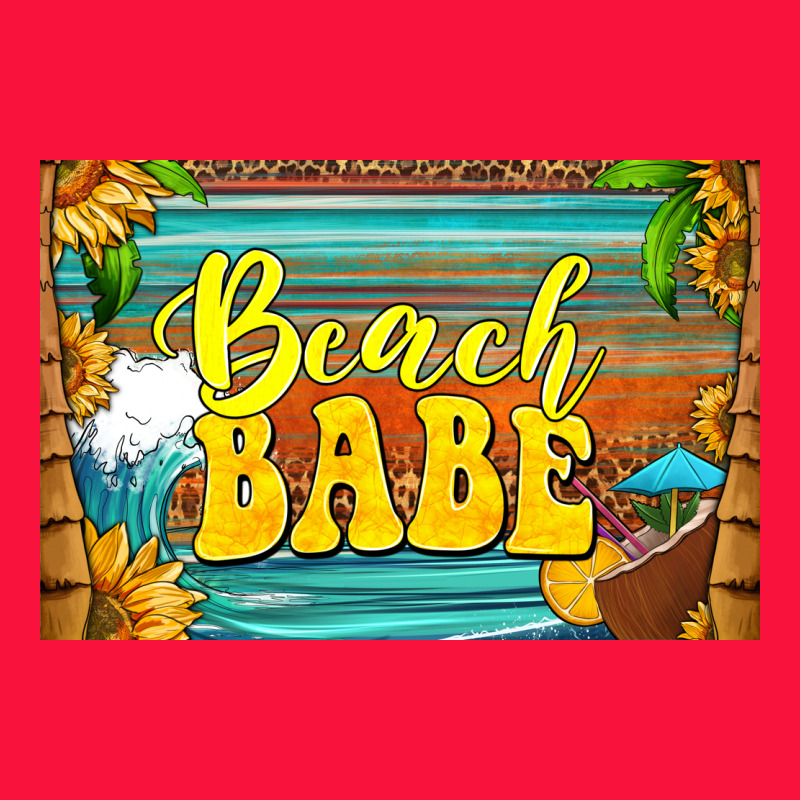 Beach Babe Skinny Metal Can Holder Classic Tee by HRA Design Shop | Teevron