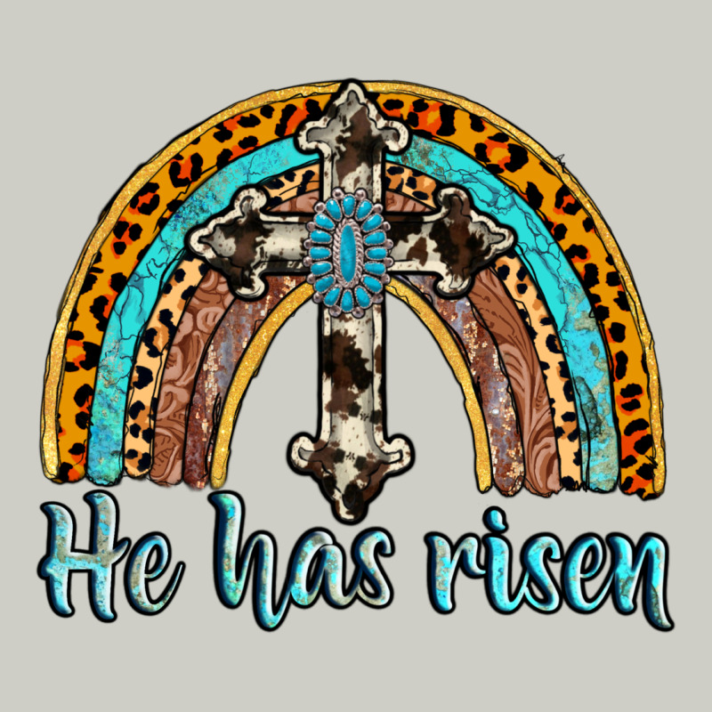 He Has Risen Rainbow Heavyweight Hoodie by AdoDesignShop | Teevron