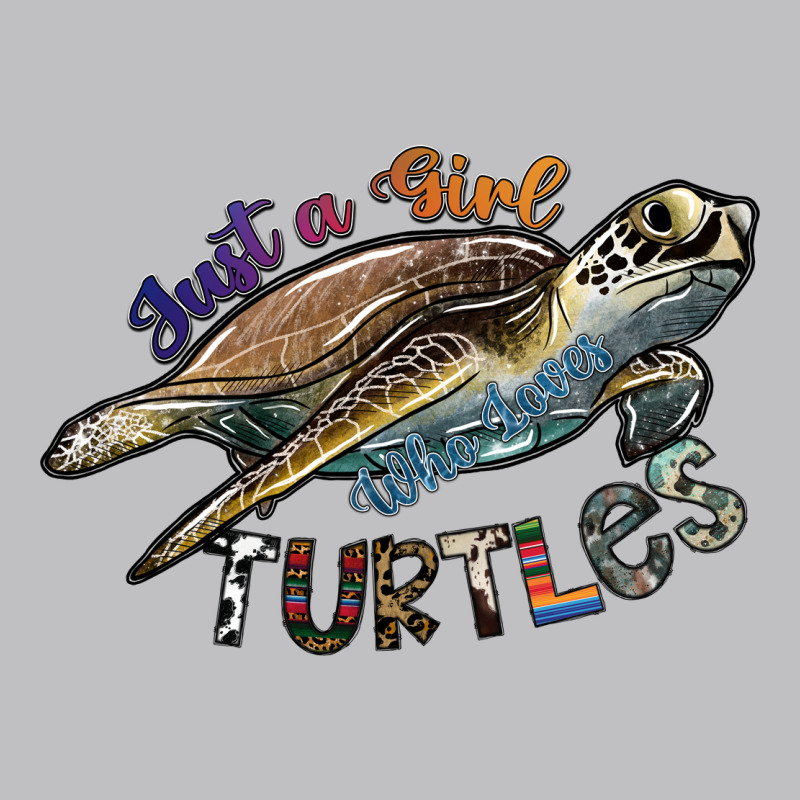 Just A Girl Who Loves Turtles Long Sleeve Tee by SublimationCraftShop | Teevron
