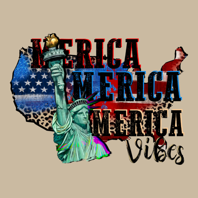 Merica Merica Merica Vibes 4th Of July Long Sleeve Tee by CowGirlArtShop | Teevron