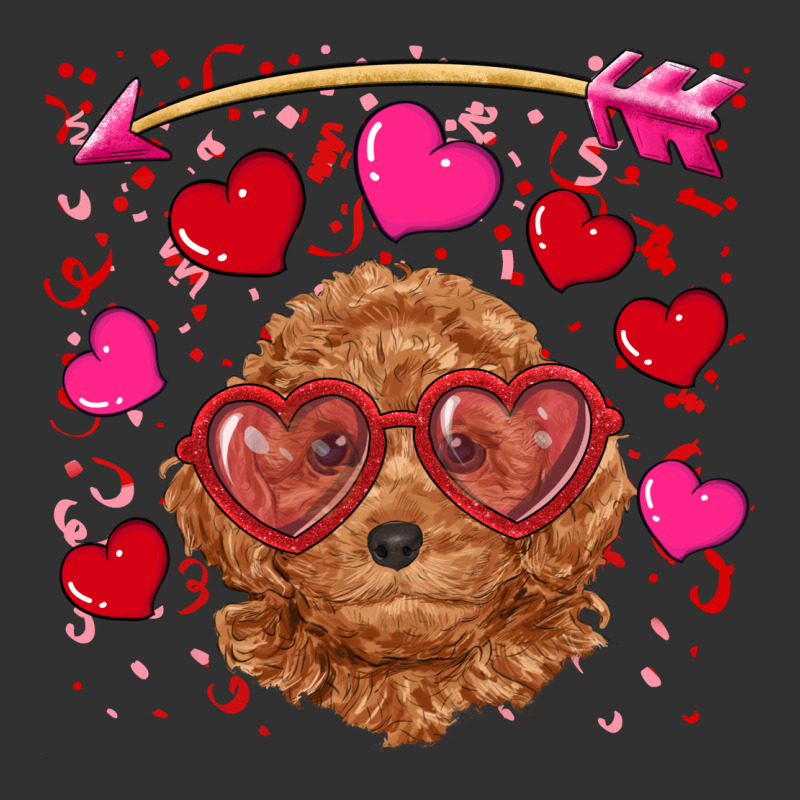 Valentine's Day Toy Poodle Urban Heavy Tee by RanaPortraitStore | Teevron