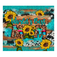 world's best mom sunflower leopard cowhide | Teevron