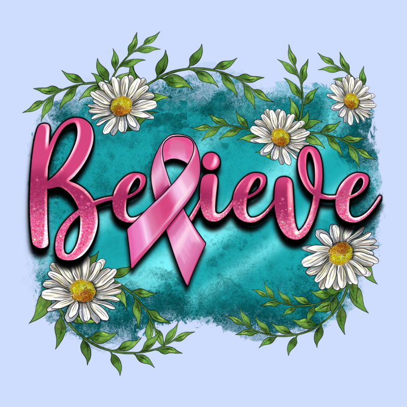 Breast Cancer Believe Urban Heavy Tee by BarkalooDesign | Teevron