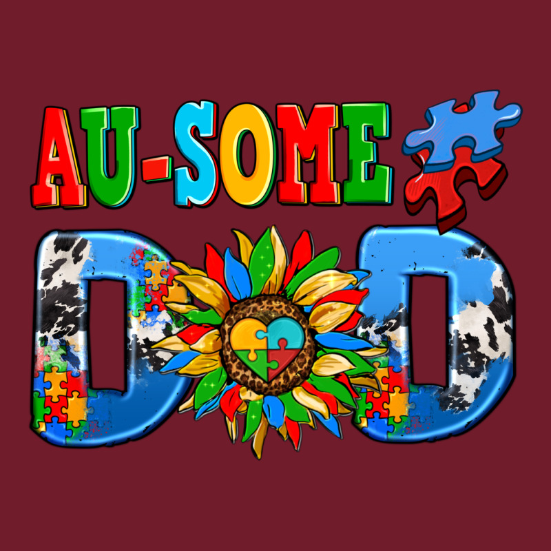 Ausome Autism Dad Zipper Hoodie by AdoDesignShop | Teevron