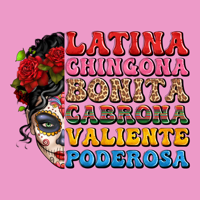 Mexican Sugar Skull Latina Chingona Bonita Urban Hoodie by LillyAllenDesigns | Teevron