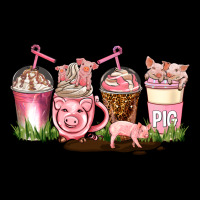 Pig Coffee Cups Ladies Tee | Teevron