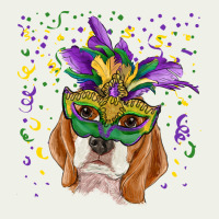 Mardi Gras  Mask Beagle Urban Heavy Tee | Teevron