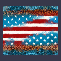 Leopard Glitter American Flag Tumbler Long Sleeve Tee | Teevron