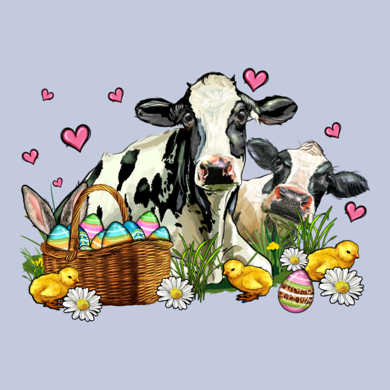 Easter Cows With Chicks Long Sleeve Tee by AdoDesignShop | Teevron