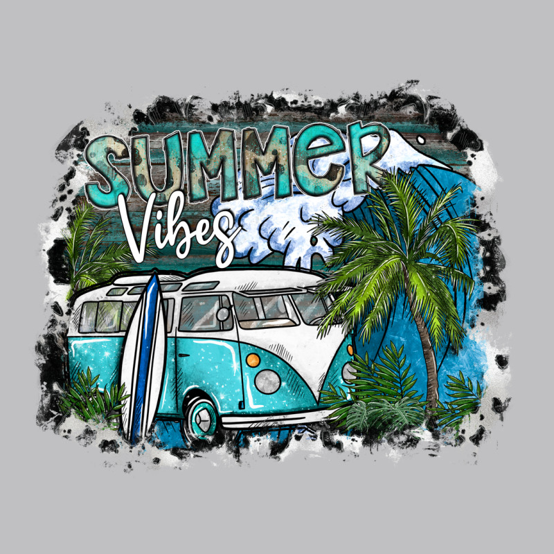 Summer Vibes Long Sleeve Tee by SublimationCraftShop | Teevron