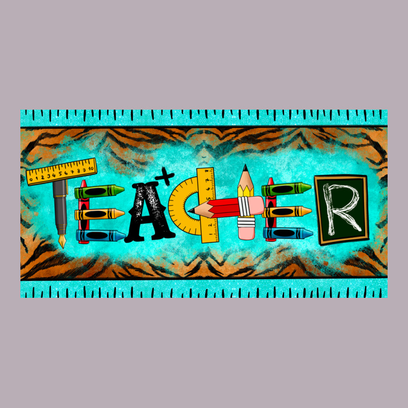 Teacher License Plate Vintage Tee by BarkalooDesign | Teevron