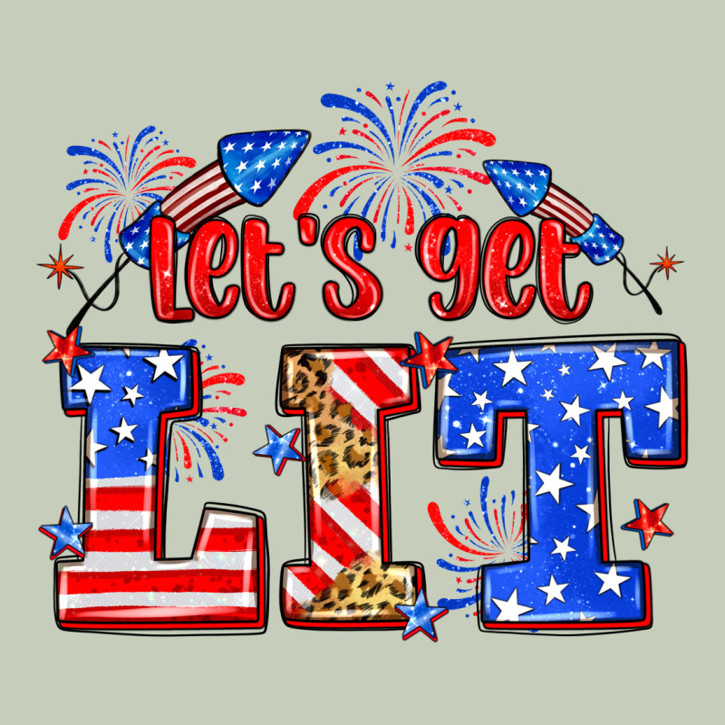 Let's Get Lit 4th Of July Long Sleeve Tee by Neo Western | Teevron