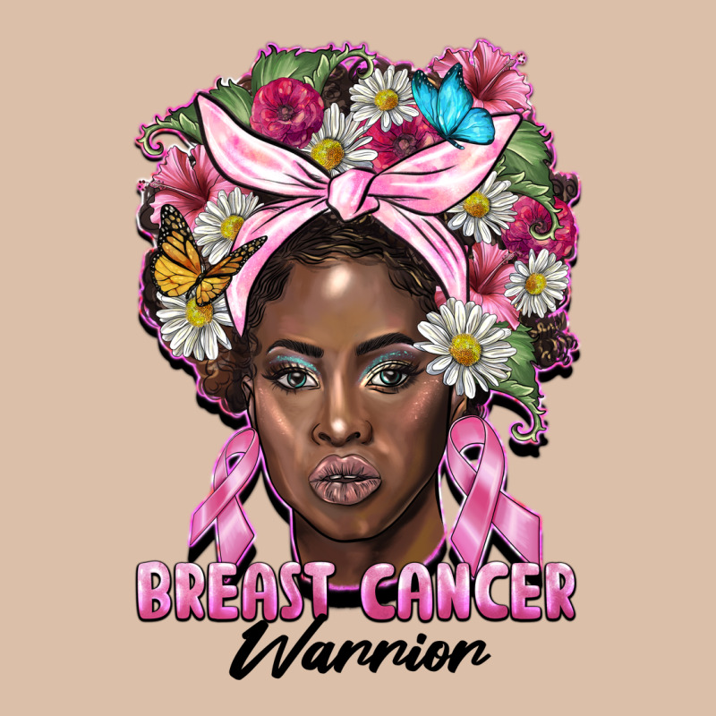 Breast Cancer Warrior Black Woman Urban Heavy Tee by BarkalooDesign | Teevron