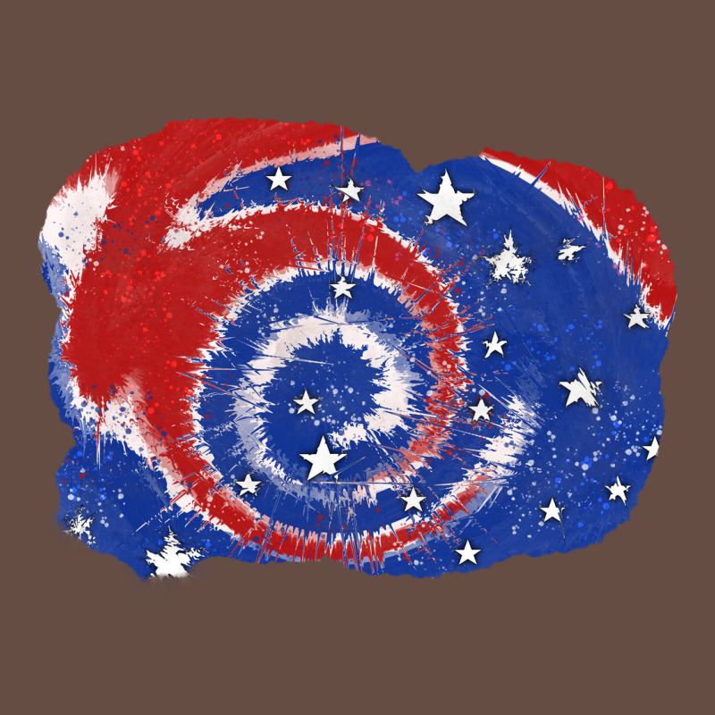 Patriotic Tie Dye Background 4th Of July Long Sleeve Tee by CowGirlArtShop | Teevron