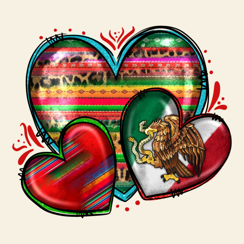Mexican Hearts Vintage Tee by Zillion Design Studio | Teevron
