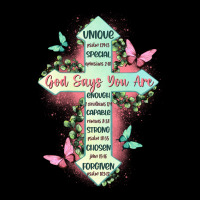 God Says You Are Cross Zipper Hoodie | Teevron