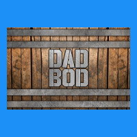 Dad Bod Whiskey Barrel Skinny Metal Can Holder Classic Tee | Teevron