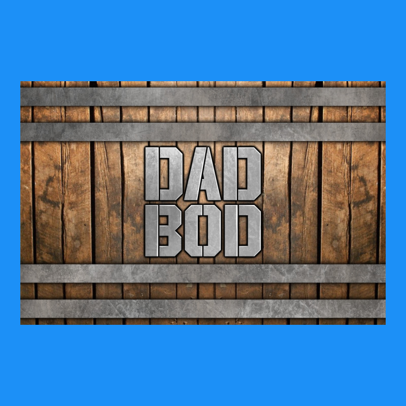 Dad Bod Whiskey Barrel Skinny Metal Can Holder Classic Tee by HRA Design Shop | Teevron