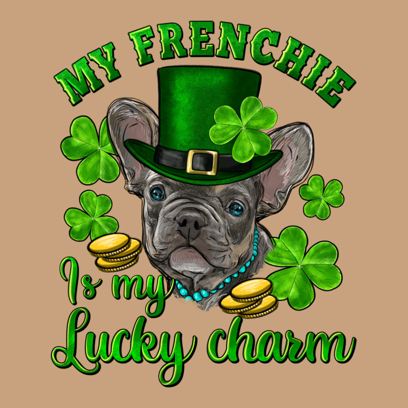 St.patrick's Day My French Bulldog Is My Lucky Charm Vintage Tee by RanaPortraitStore | Teevron