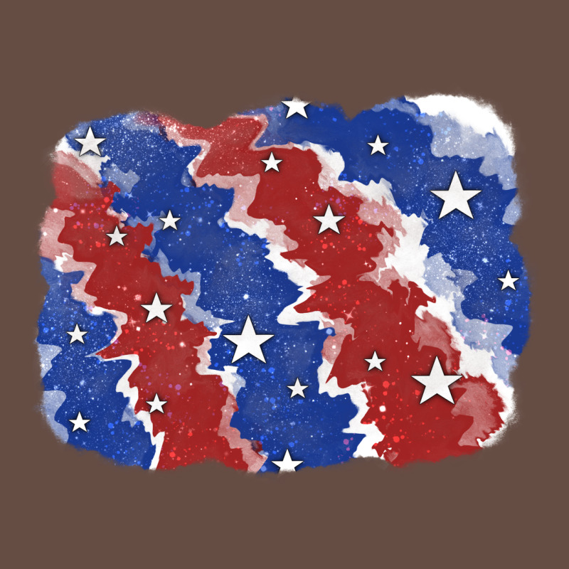Patriotic Tie Dye Background Long Sleeve Tee by CowGirlArtShop | Teevron