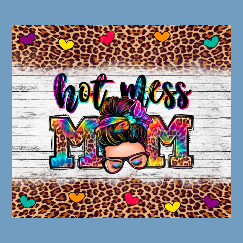Hot Mess Mom Urban Heavy Tee by Zillion Design Studio | Teevron