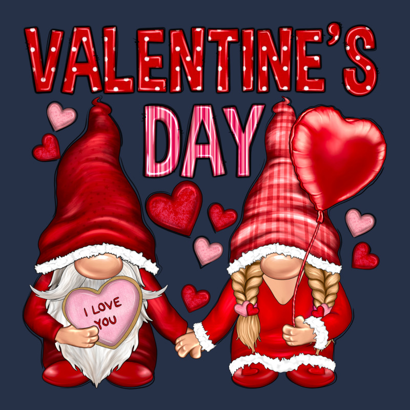 Valentines Day With Gnomies Premium Hoodie by NancyCooperArtShop | Teevron