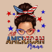 All American Mama Messy Bun Urban Heavy Tee | Teevron