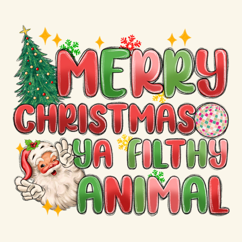 Merry Christmas Ya Filthy Animal Premium Hoodie by MaliasSmallBusiness | Teevron