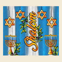 Shalom With Star Of David Premium Hoodie | Teevron