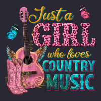 Just A Girl Who Loves Country Music Vintage Tee | Teevron