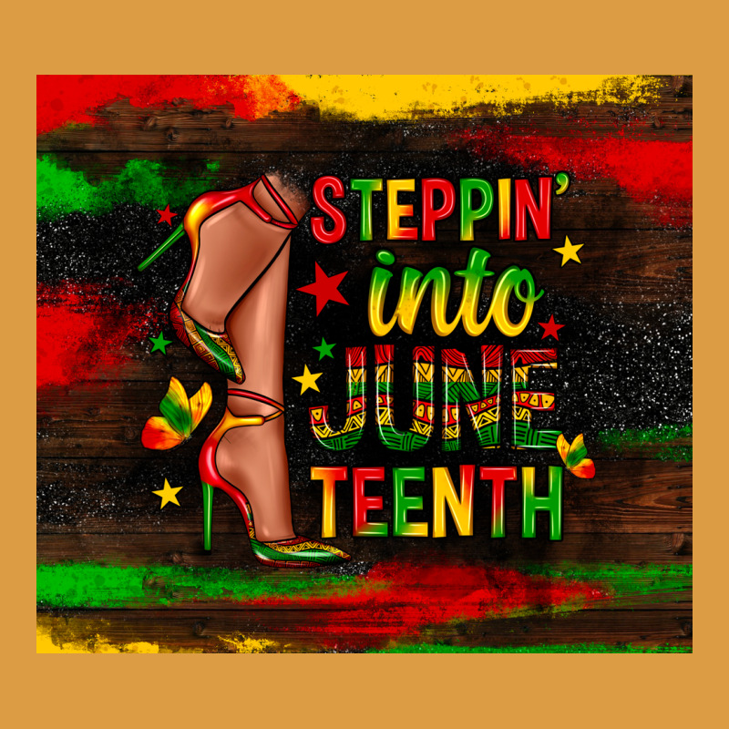 Steppin Into Juneteenth Urban Heavy Tee by Zillion Design Studio | Teevron