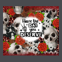 Have The Day You Deserve Skull And Rose Zipper Hoodie | Teevron