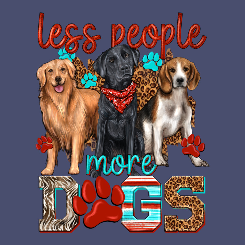 Less People More Dogs Vintage Tee by texasbilliewilder | Teevron