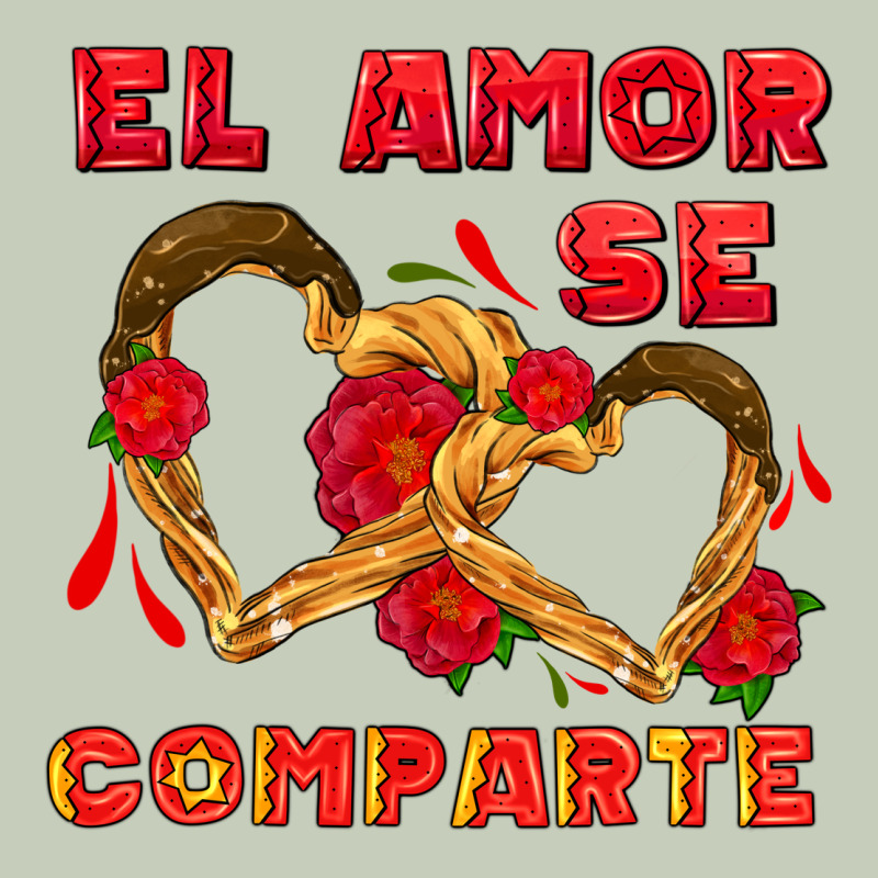 El Amor Se Comparte With Churros Long Sleeve Tee by AdoDesignShop | Teevron