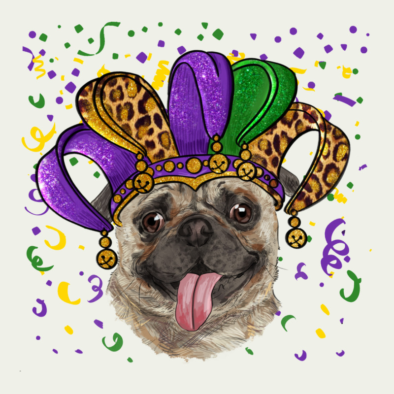 Mardi Gras Hat Pug Urban Heavy Tee by RanaPortraitStore | Teevron
