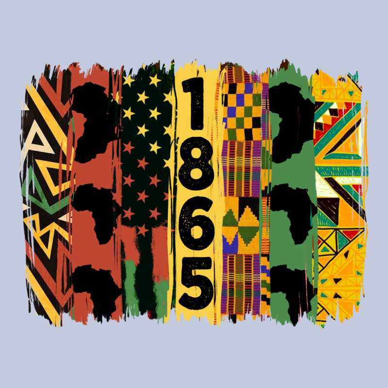 Juneteenth 1865 Brush Stroke Long Sleeve Tee by HRA Design Shop | Teevron